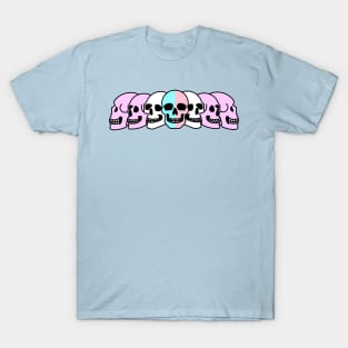 Pride Skulls Bigender T-Shirt